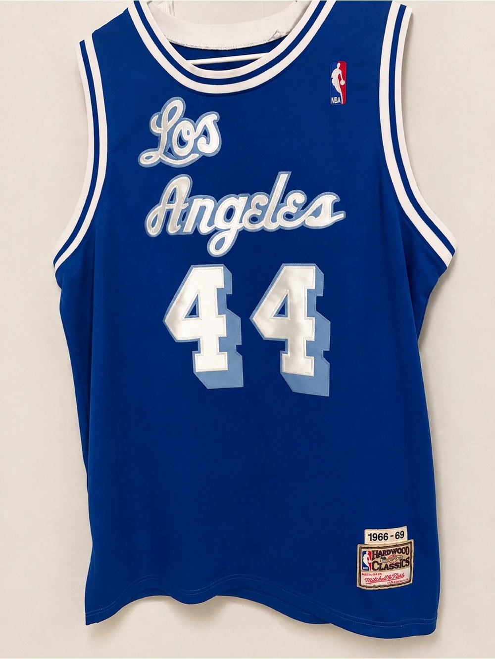 Mitchell & Ness Los Angeles Blue #44 Kids Basketball Jersey